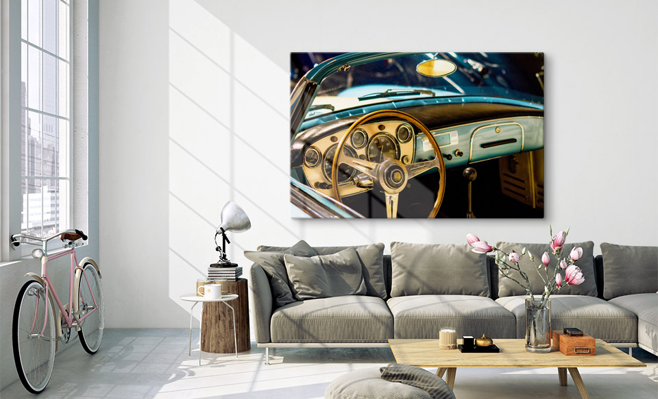 photo sur plaque aluminium habitation